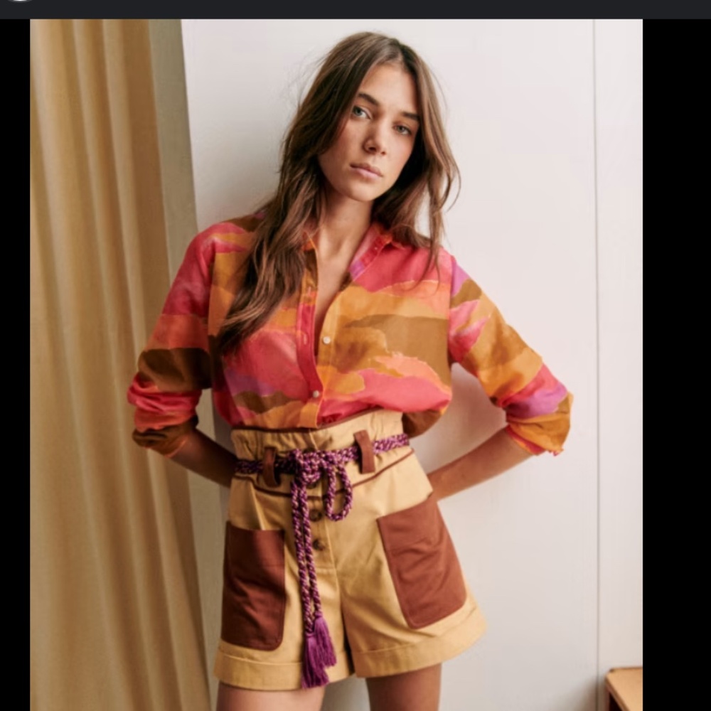 SÉZANE SASHA PODGURSKA Pierro blouse size 6